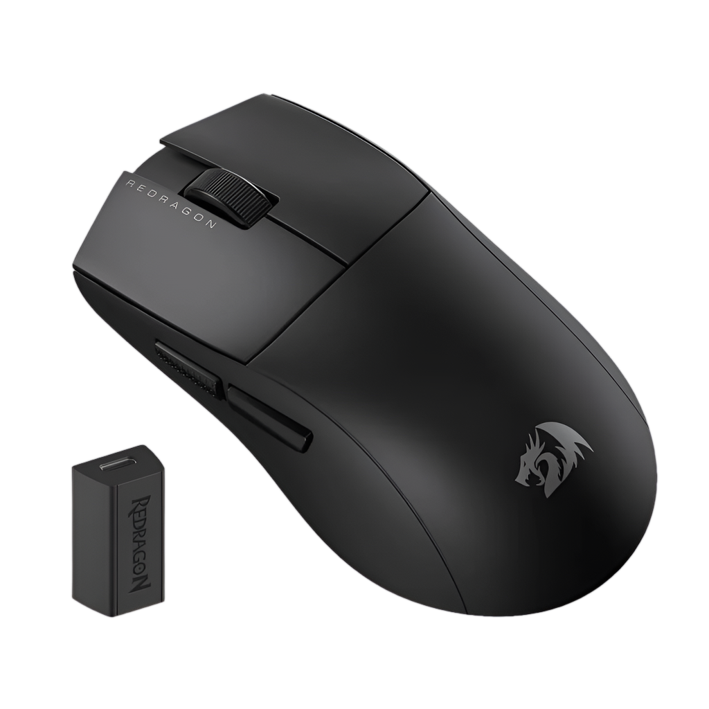 REDRAGON M916 PRO 4K 3-Mode Wireless Gaming Mouse - Black