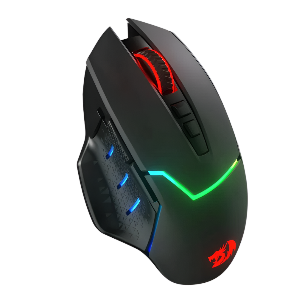 REDRAGON Mirage Pro 8000DPI RGB Wireless Gaming Mouse - Black