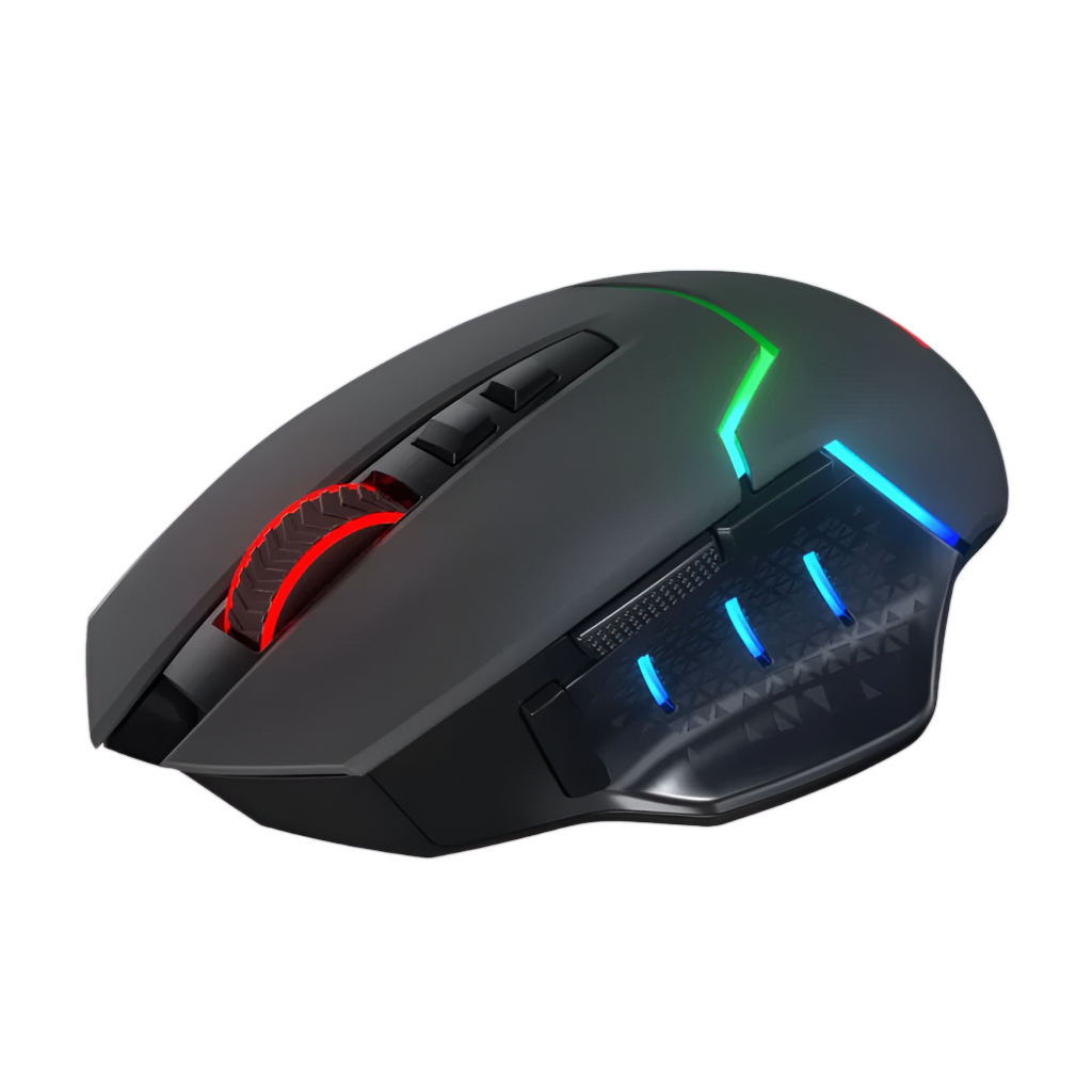 REDRAGON Mirage Pro 8000DPI RGB Wireless Gaming Mouse - Black