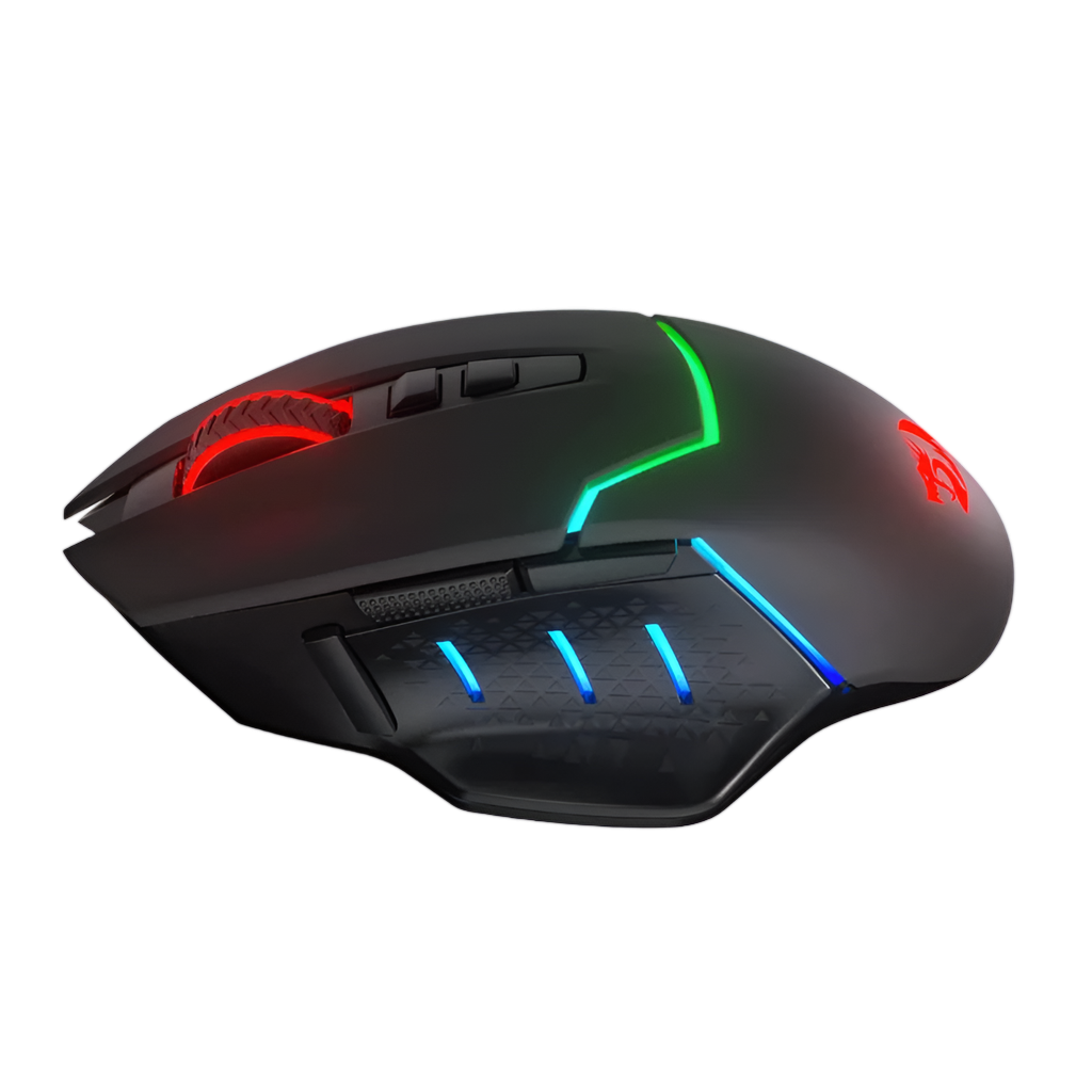 REDRAGON Mirage Pro 8000DPI RGB Wireless Gaming Mouse - Black