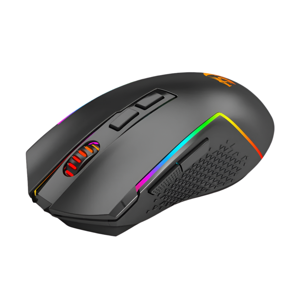 REDRAGON Trident Pro 8000DPI RGB Gaming Mouse - Black