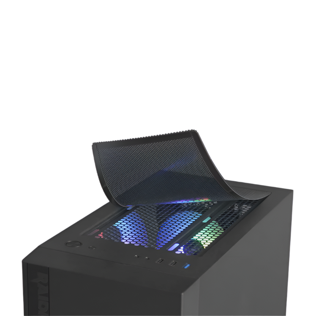 Raidmax H704 ATX | Micro-ATX | Mini-ITX ARGB Sync Mid-Tower Gaming Chassis - Black