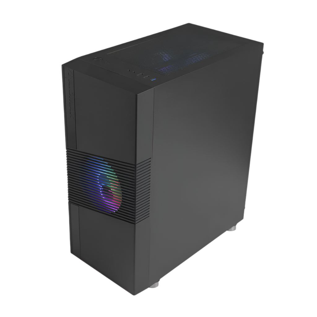 Raidmax H704 ATX | Micro-ATX | Mini-ITX ARGB Sync Mid-Tower Gaming Chassis - Black