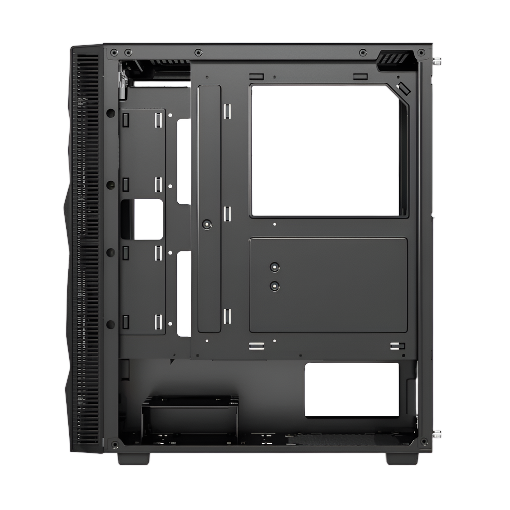 Raidmax V151TBS ATX | Micro-ATX | Mini-ITX RGB Mid-Tower Gaming Chassis - Black