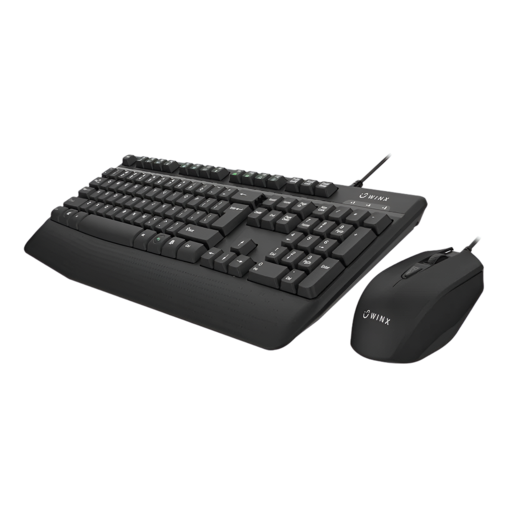 WINX DO Essential Wired Keyboard and Mouse Combo