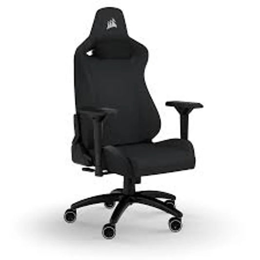 TC200 Gaming Chair – Soft Fabric – Black/Black