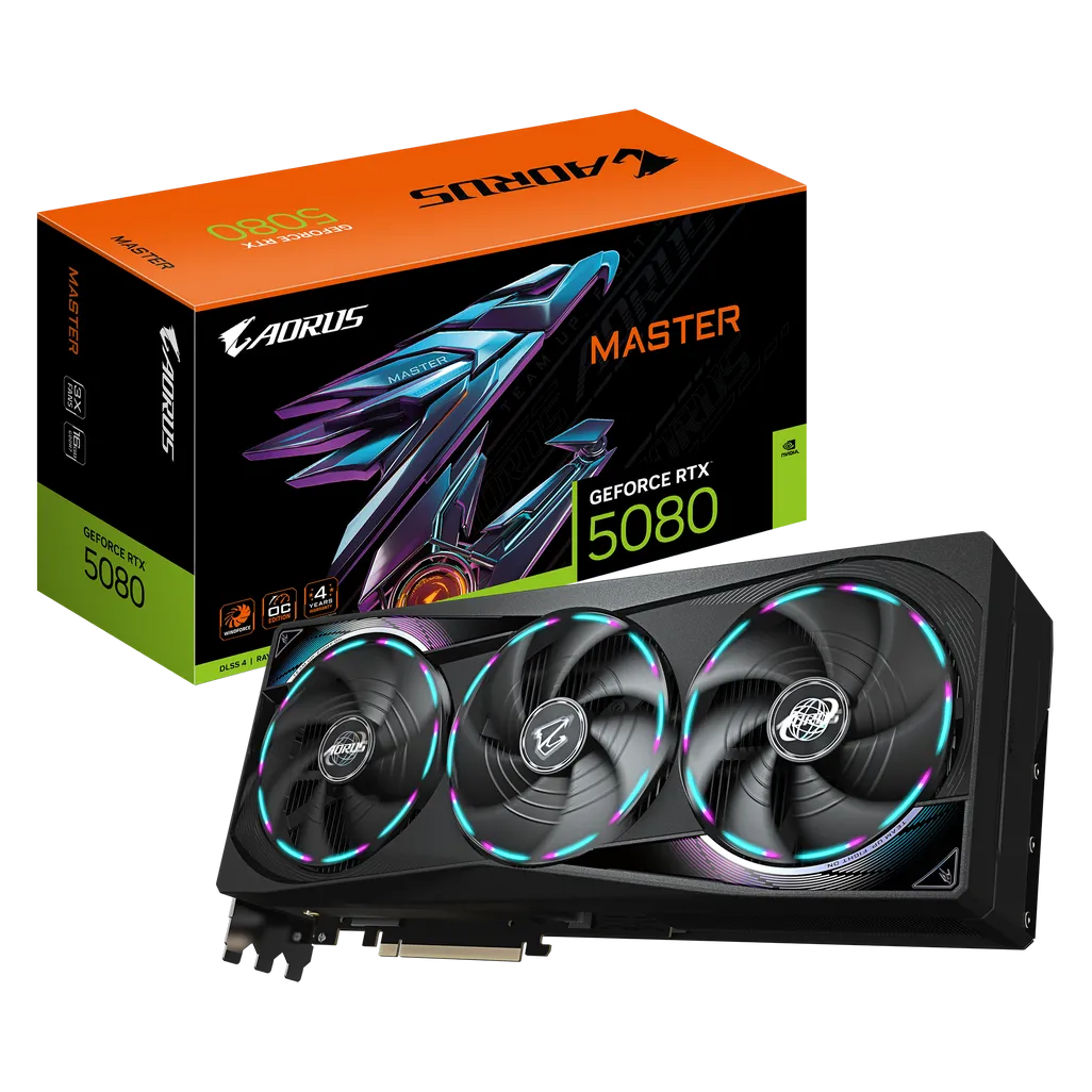 Gigabyte AORUS GeForce RTX™ 5080 MASTER 16G