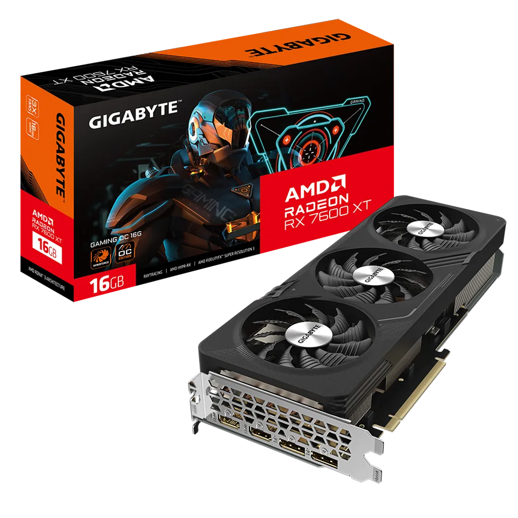Radeon™ RX 7600 XT GAMING OC 16G (rev. 1.0 / 1.1)