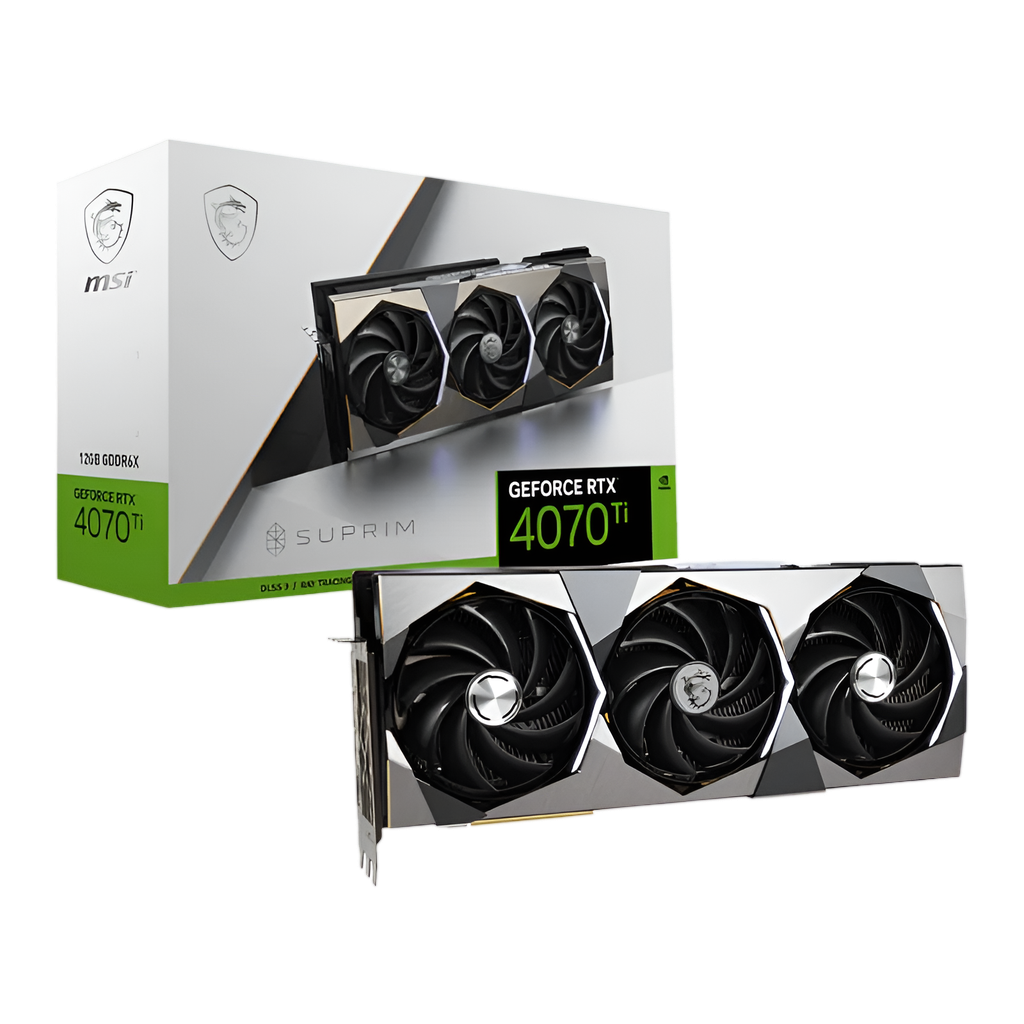 MSI Nvidia GeForce RTX 4070Ti Suprim 12G GDDR6X 256-BIT Graphics Card