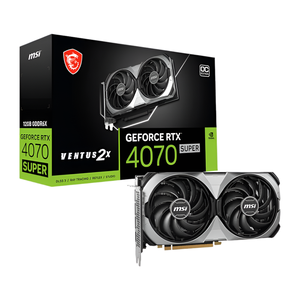 MSI Nvidia GeForce RTX 4070 Super Ventus 2x OC 12GB Graphics Card