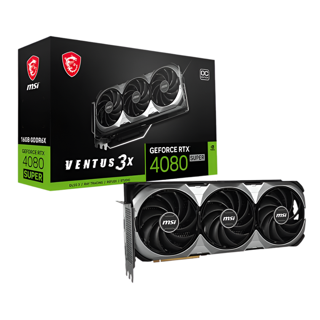 MSI Nvidia GeForce RTX 4080 Super Ventus 3x 16GB Graphics Card