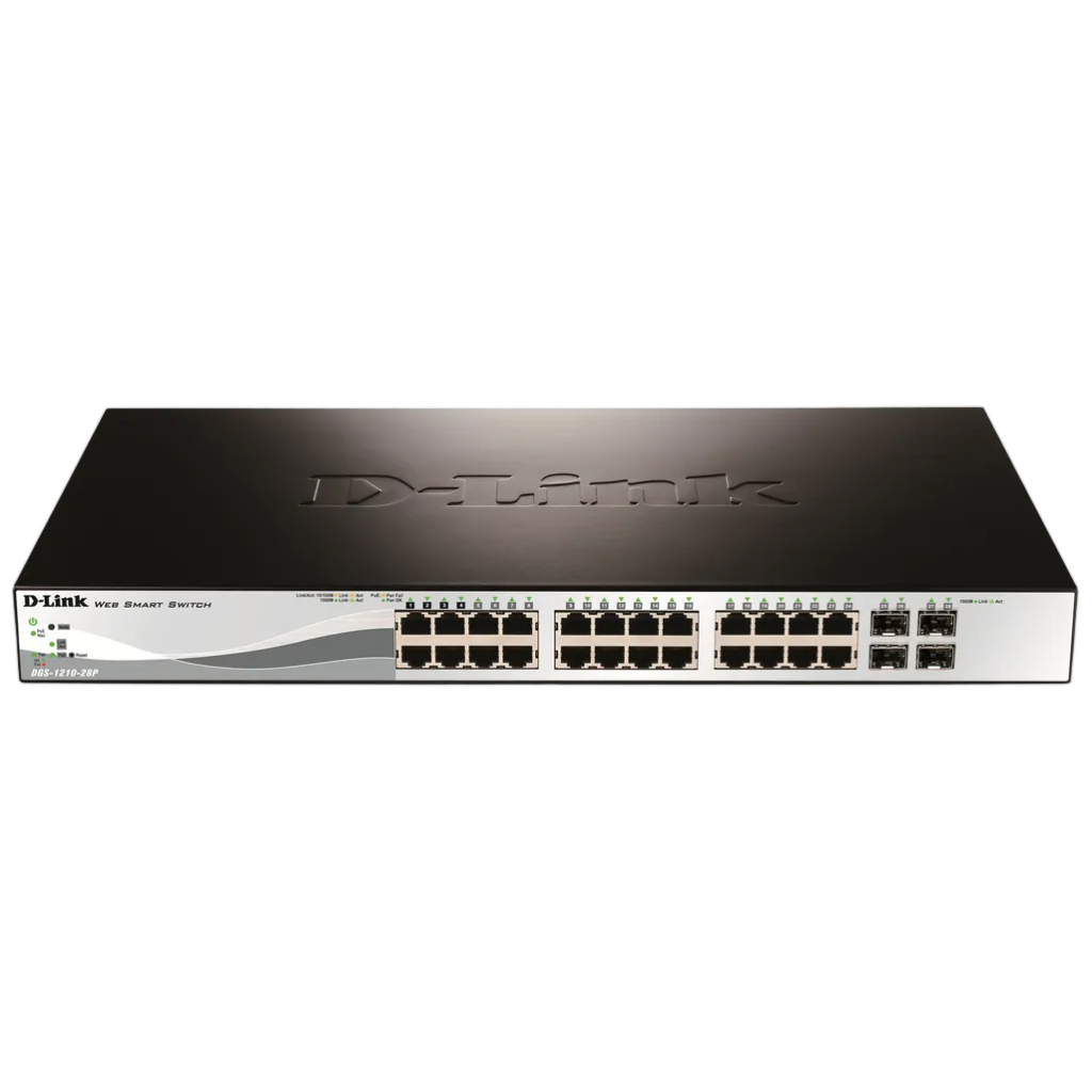 D-Link 28 Port Gigabit Smart Managed Po E Switch DGS-1210-28P