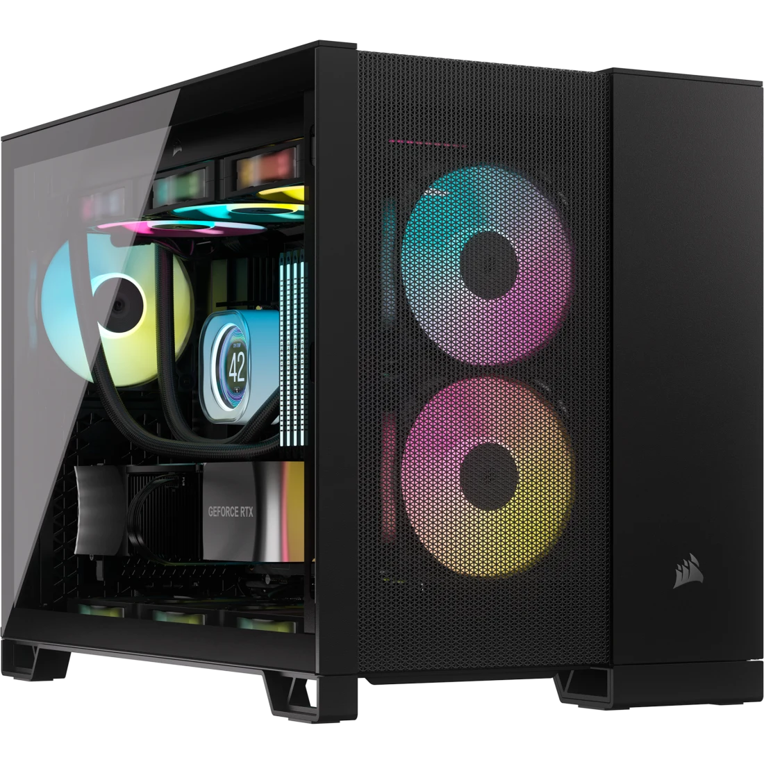 CORSAIR 2500D AIRFLOW Mid-Tower Dual Chamber PC Case - Black