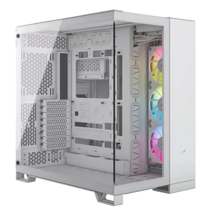 CORSAIR 6500X Mid-Tower Dual Chamber PC Case - White