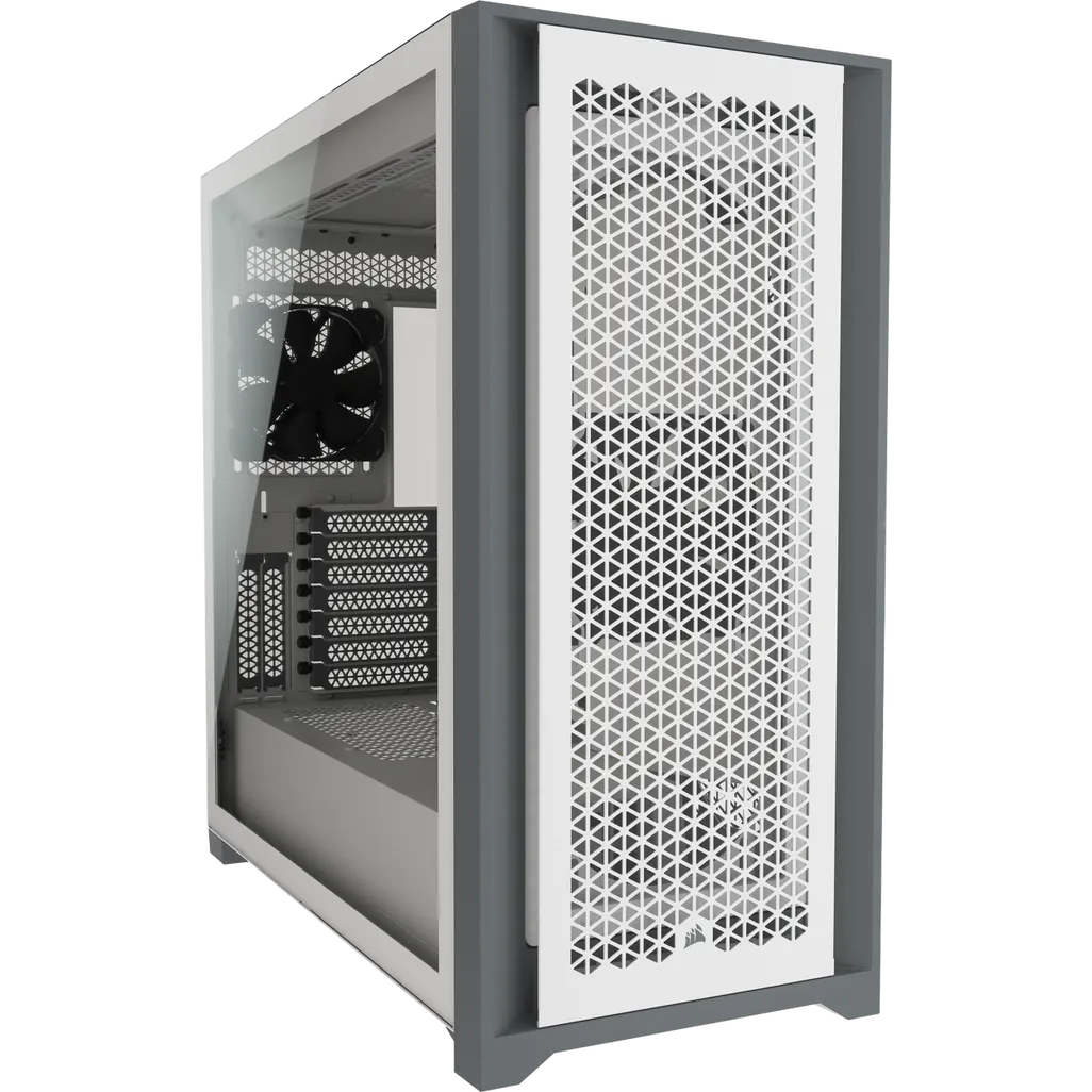 CORSAIR 5000 D Airflow White Tempered Glass Mid Tower