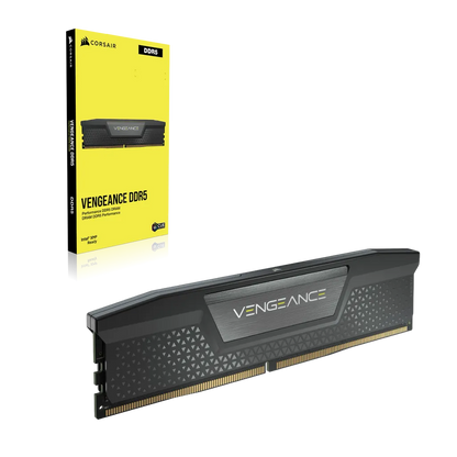 Corsair VENGEANCE® 32GB (1x32GB) DDR5 DRAM 5200MT/s CL40 AMD EXPO & Intel XMP Memory Kit