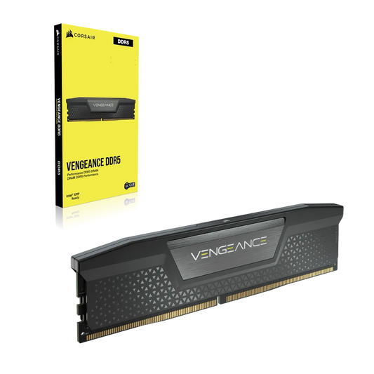 Corsair VENGEANCE® 32GB (1x32GB) DDR5 DRAM 5200MT/s CL40 AMD EXPO & Intel XMP Memory Kit