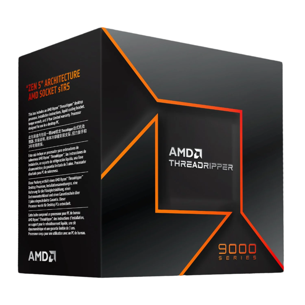 AMD Ryzen Threadripper 9980WX 64-Core 3.2GHz CPU