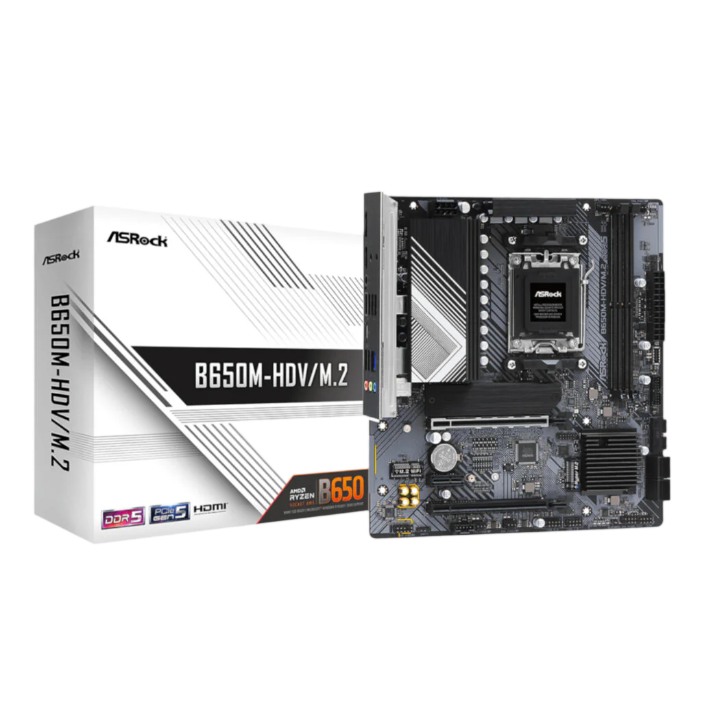 ASRock B650M-HDV/M.2 AM5 Micro-ATX Motherboard