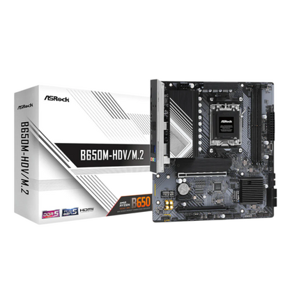 ASRock B650M-HDV/M.2 AM5 Micro-ATX Motherboard