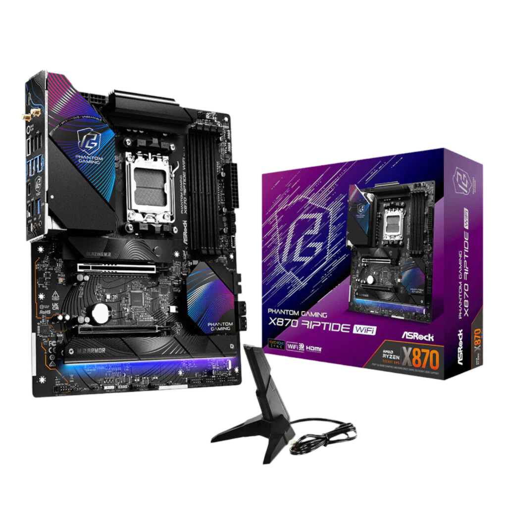 ASRock X870 Riptide AM5 Wi-Fi Phantom Gaming Motherboard