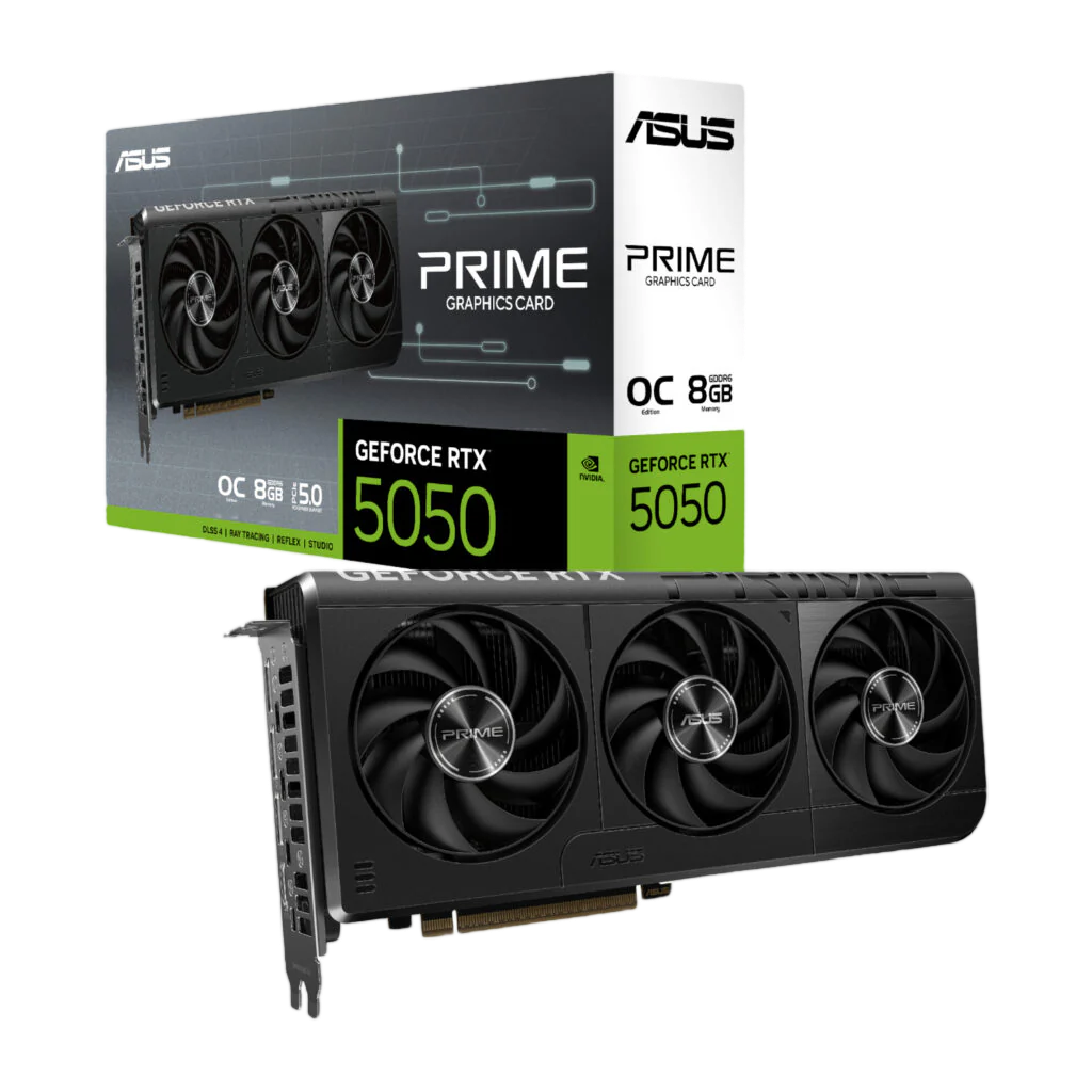ASUS Nvidia GeForce RTX 5050 Prime OC 8GB GDDR6 Graphics Card