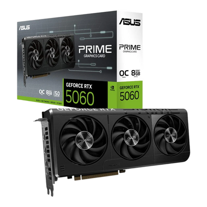 ASUS PRIME GeForce RTX 5060 OC 8GB GDDR7 GPU – SFF-Ready Graphics Card