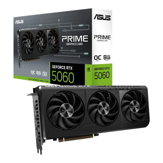 ASUS PRIME GeForce RTX 5060 OC 8GB GDDR7 GPU – SFF-Ready Graphics Card