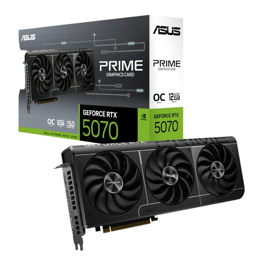 ASUS PRIME GeForce RTX™ 5070 12GB GDDR7 OC 12GB Graphics Card