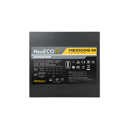 Antec NeoEco Series 1000W GEN5 80 Plus Gold Fully Modular