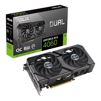 Asus Dual GeForce RTX 4060 EVO OC 8G GDDR6 Graphics Card