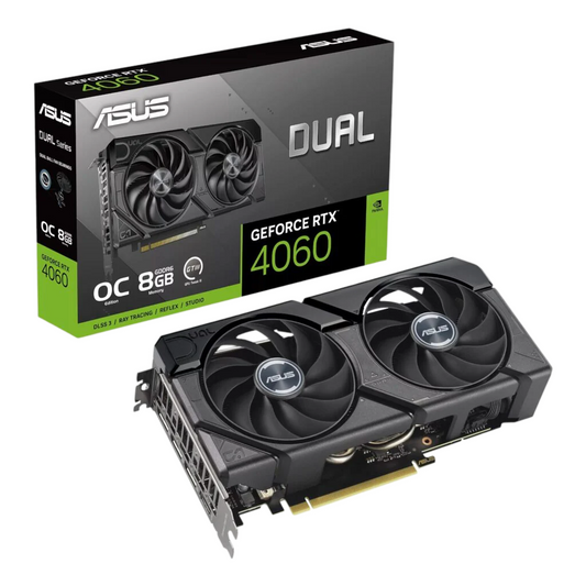 Asus Dual GeForce RTX 4060 EVO OC 8G GDDR6 Graphics Card