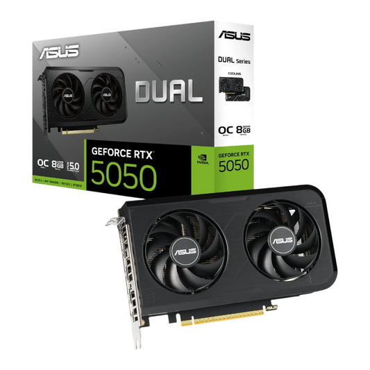 Asus Nvidia GeForce RTX 5050 Dual OC 8GB GDDR6 Graphics Card