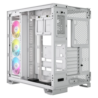CORSAIR iCUE LINK 6500X RGB Mid-Tower ATX Dual Chamber PC Case - White
