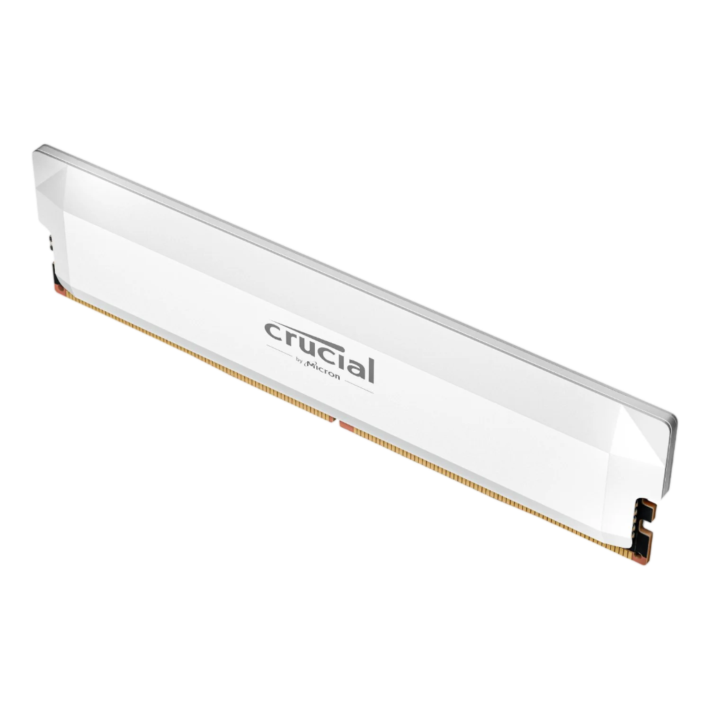Crucial Pro Overclocking 16GB 6400Mhz DDR5 Desktop Memory White