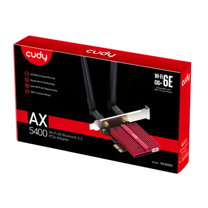 Cudy AX5400 WiFi 6E PCI Express Adapter