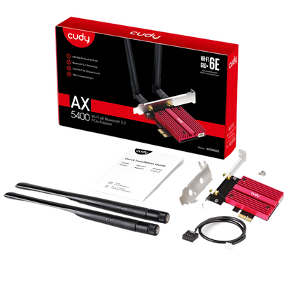Cudy AX5400 WiFi 6E PCI Express Adapter
