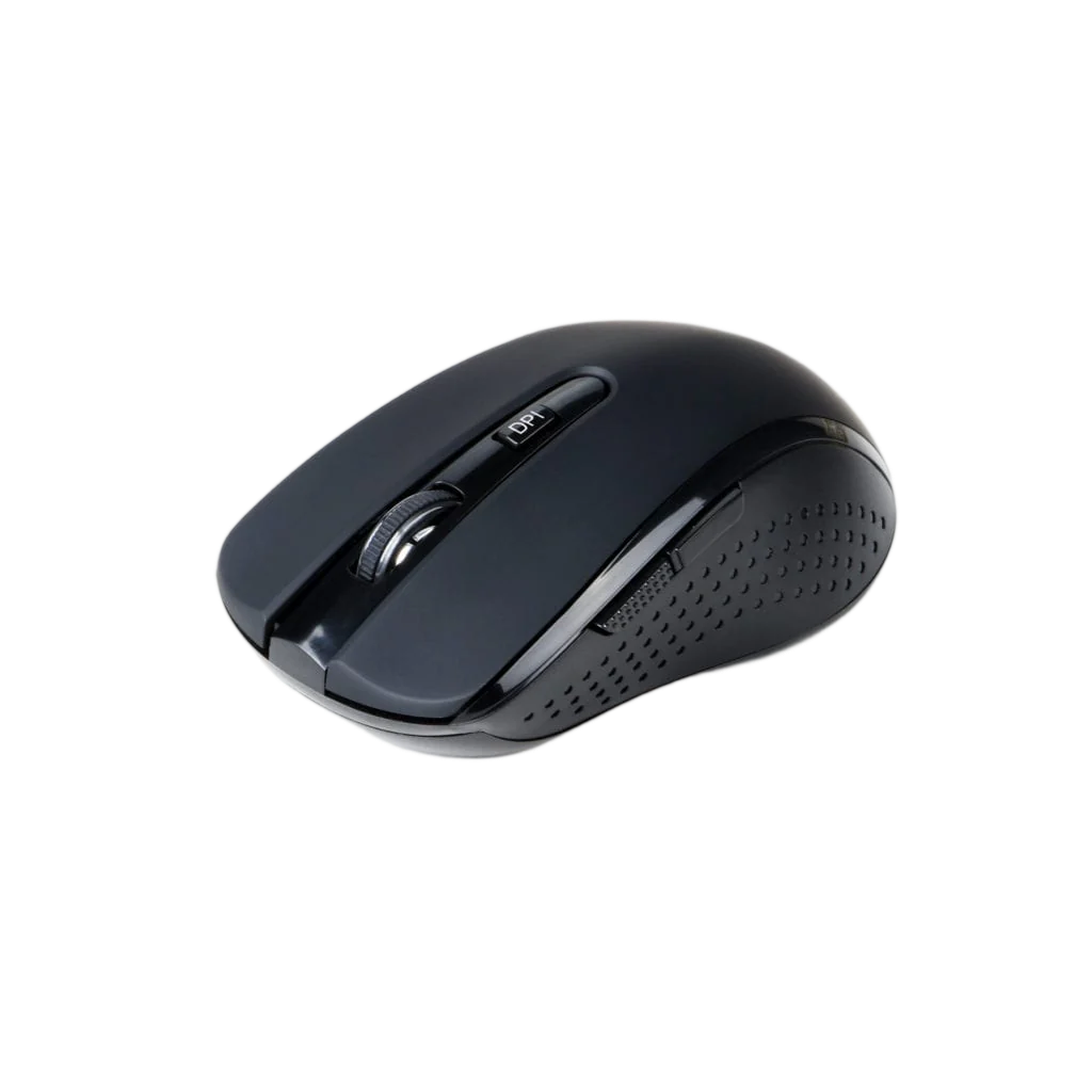 GoFreetech Wireless 1600DPI Mouse - Black