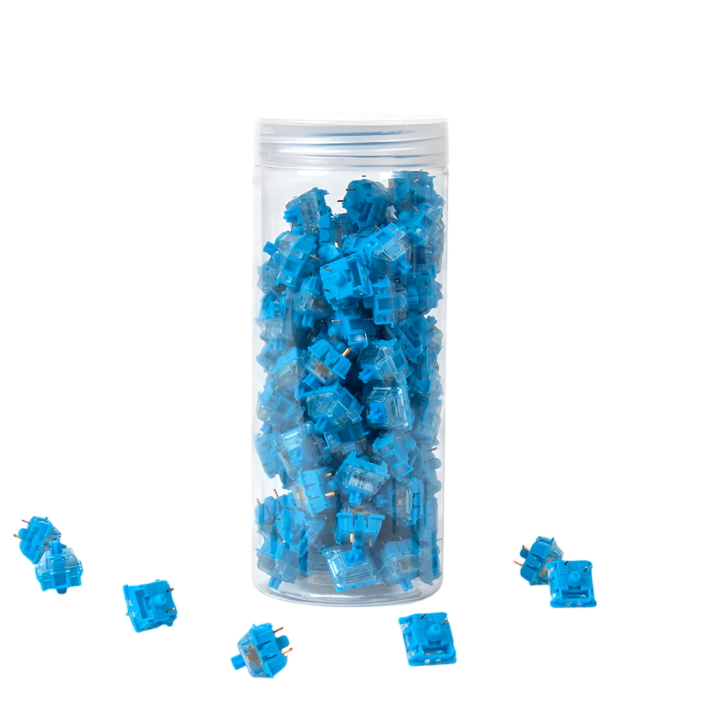 Keychron Blue Gateron Phantom Switches 110 pcs