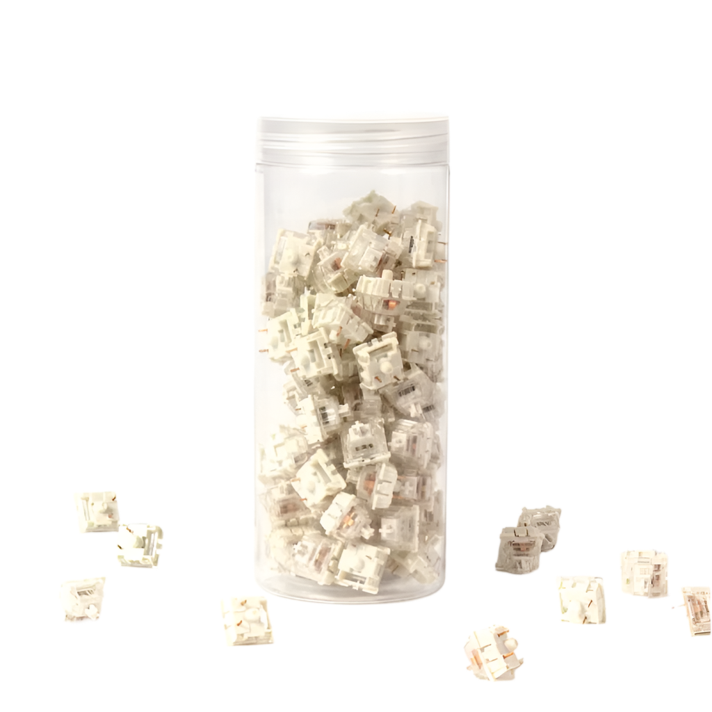 Keychron White Gateron G Pro Switches Two-Stage Spring 110 pcs