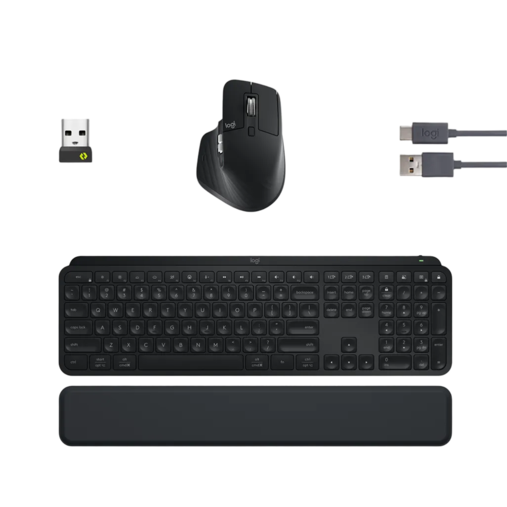 Logitech MX Keys S Combo Performance Combo: MX Master 3S, MX Keys S & MX Palm Rest