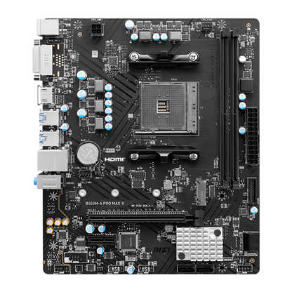 MSI B450M-APRO MAX II AMD AM4 MATX Gaming Motherboard
