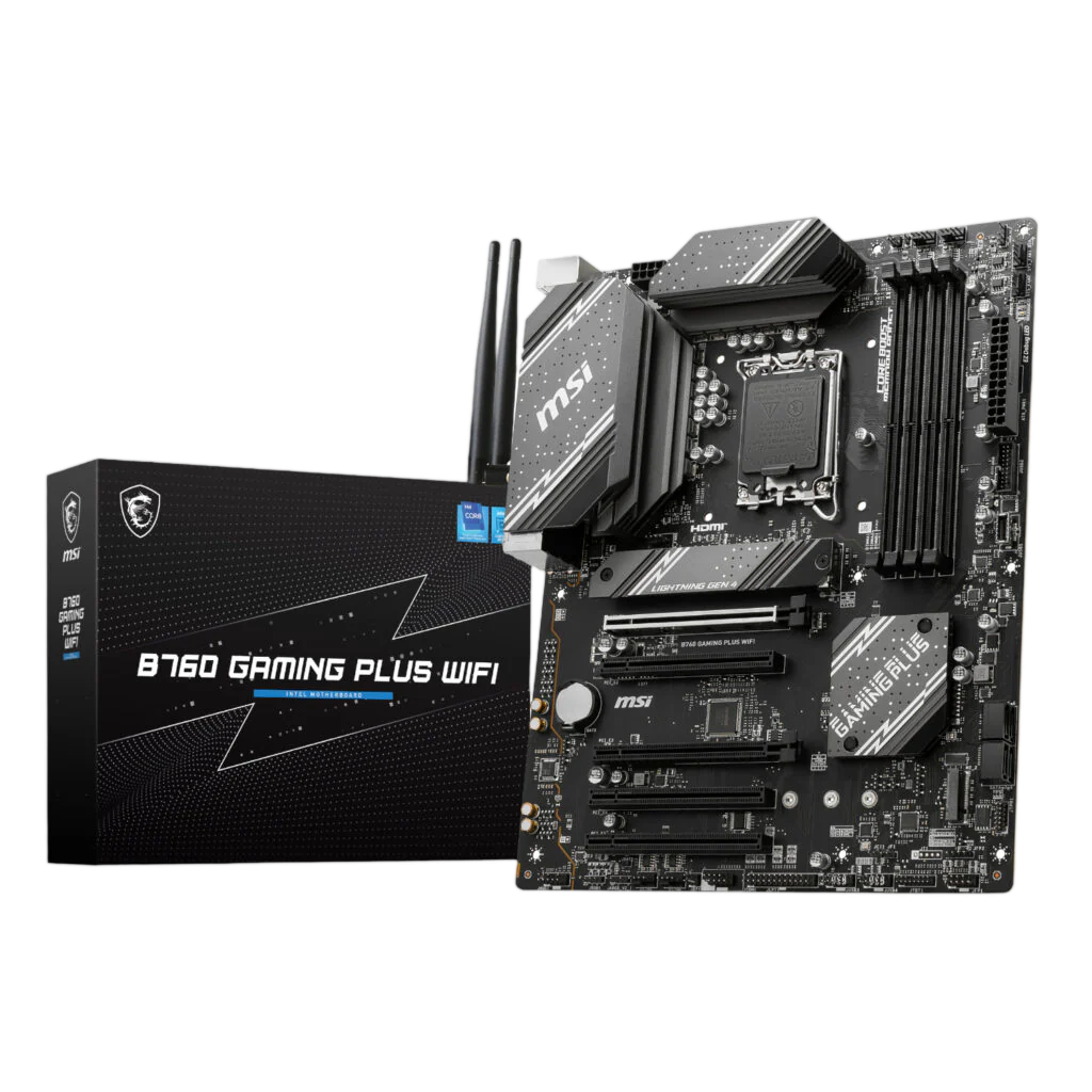 MSI B760 GAMING PLUS WIFI DDR5 LGA1700 ATX Motherboard