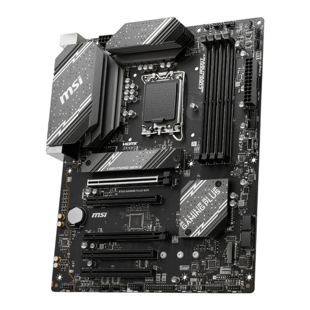 MSI B760 GAMING PLUS WIFI DDR5 LGA1700 ATX Motherboard