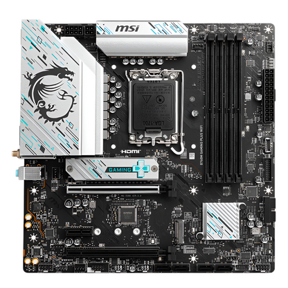 MSI B760M GAMING PLUS WIFI DDR5 Intel LGA1700 M-ATX Gaming Motherboard