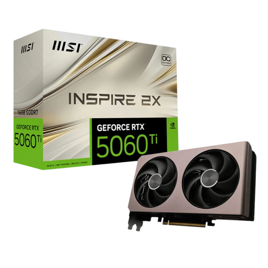 MSI GeForce RTX 5060 Ti 16GB INSPIRE 2X OC Graphics Card
