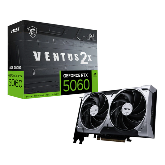 MSI GeForce RTX 5060 VENTUS 2X OC 8GB GDDR7 Graphics Card