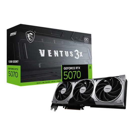 MSI GeForce RTX 5070 12GB VENTUS 3X OC Graphics Card - PCIe 5.0
