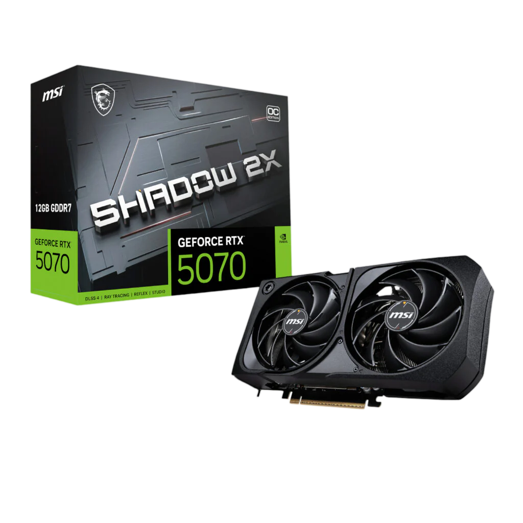 MSI GeForce RTX 5070 SHADOW 2X OC 12GB Graphics Card