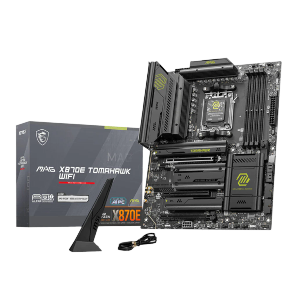 MSI MAG X870E TOMAHAWK WIFI AM5 ATX DDR5 Gaming Motherboard